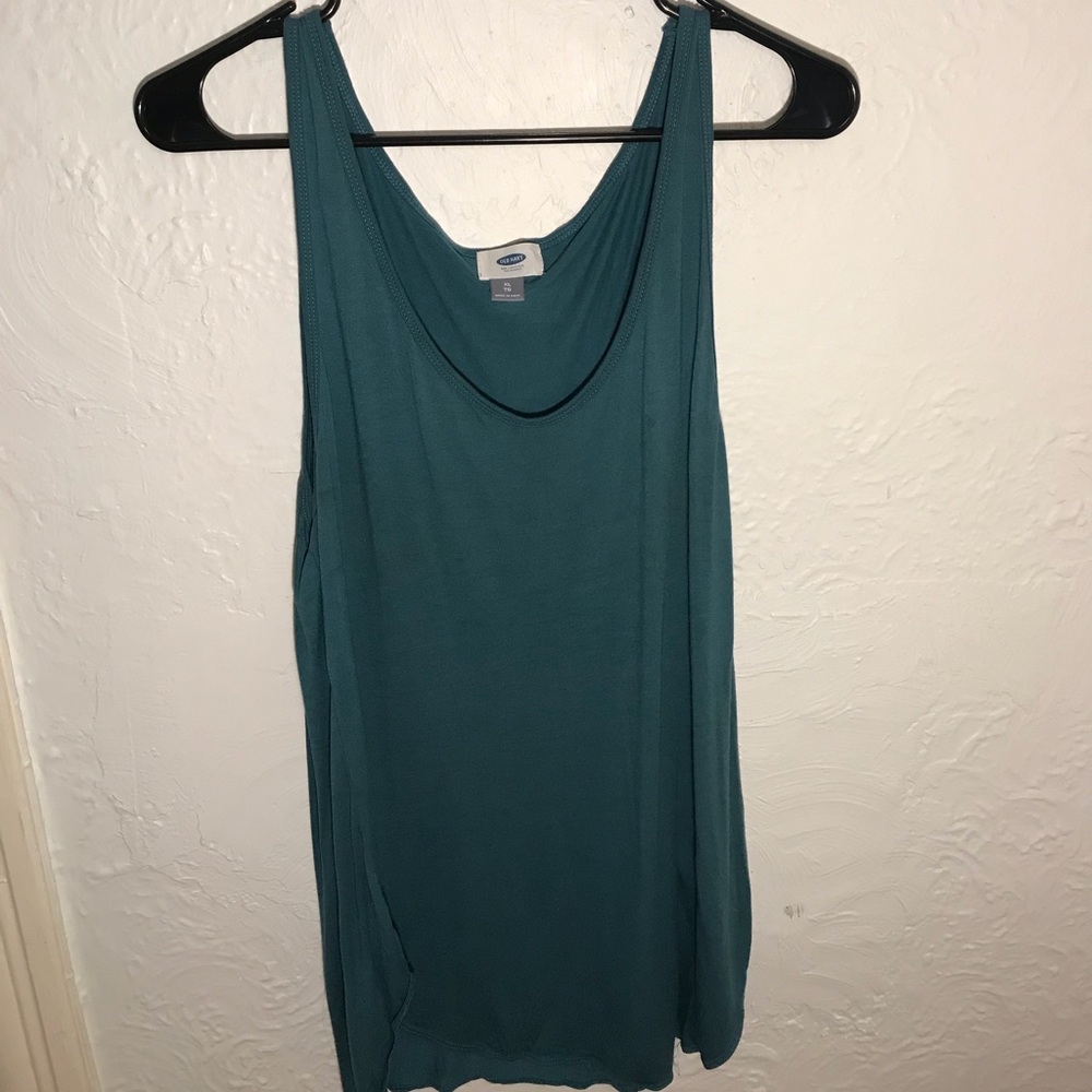 Teal tank top